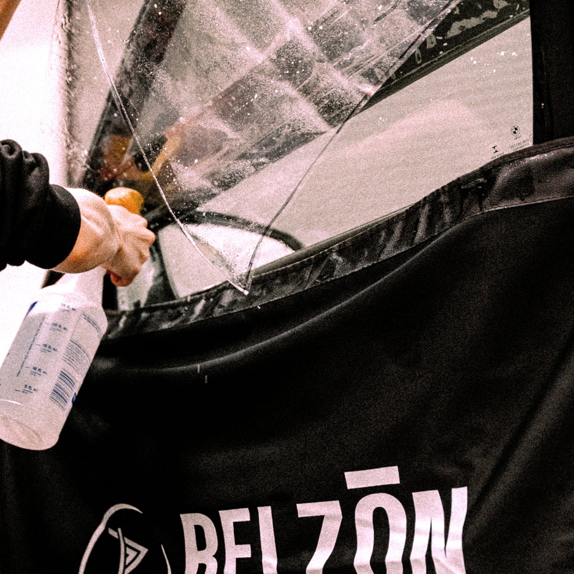 Relzon IR window tint on vehicle glass