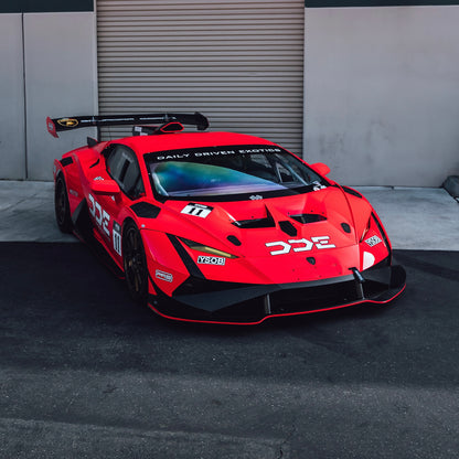 Red race car wrap