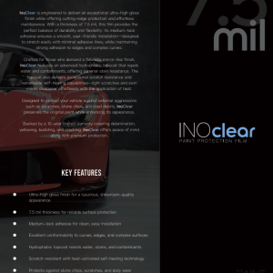inoclear - InoClear - PPF Trong Suốt (Dày 7.5 mil)